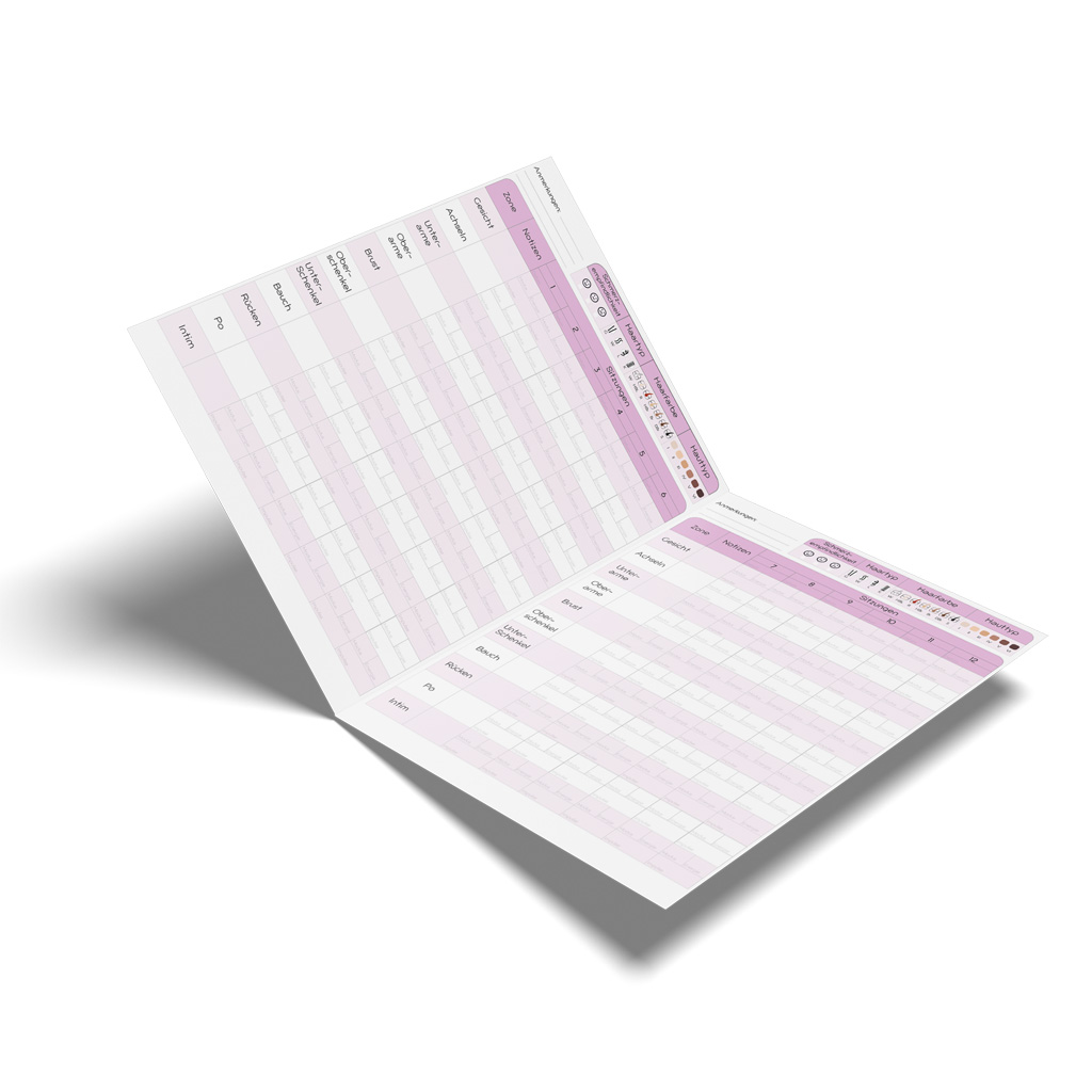 Kundenkarteikarte A5 - rosa